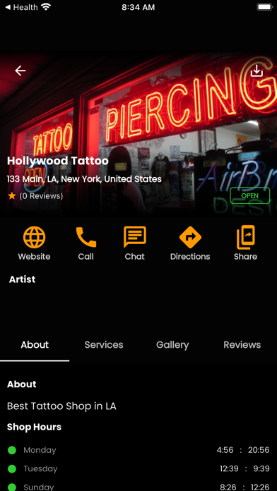 TattBook: Tattoo Booking Screenshot