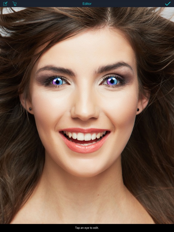 Eye Color Changer & Editor iPad screenshot 6 - Photo & Video app