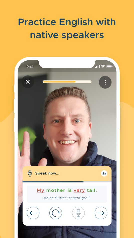 #3. BeeSpeaker Learn English (iOS) Podle: BEESPEAKER AB