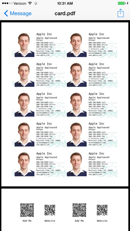 Business Card Design & Share screenshot-3