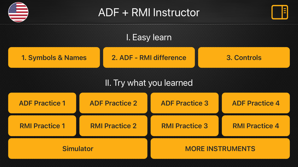 #3. ADF + RMI (IFR) Instructor (iOS) By: Flygo-Aviation Ltd