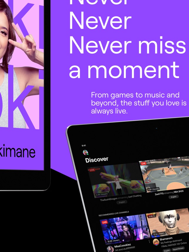 Twitch: Livestream Multiplayer Games & Esports::Appstore