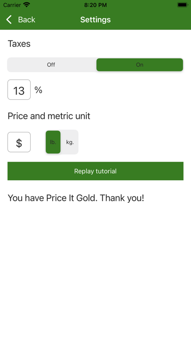 Price It Screenshot