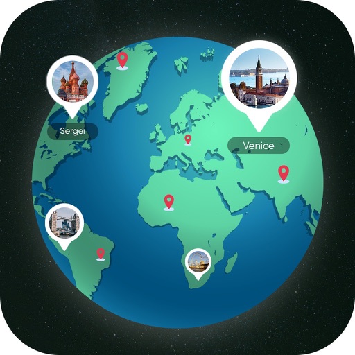 3D World Map : Famous Places icon