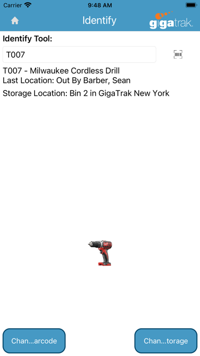 GigaTrak® TTS Mobile Screenshot