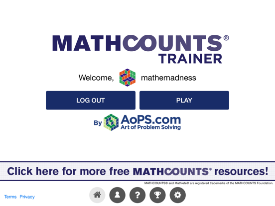 MATHCOUNTS Trainer iPad screenshot 1 - Education app