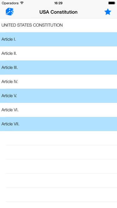 Screenshot #1 pour USA Constitution