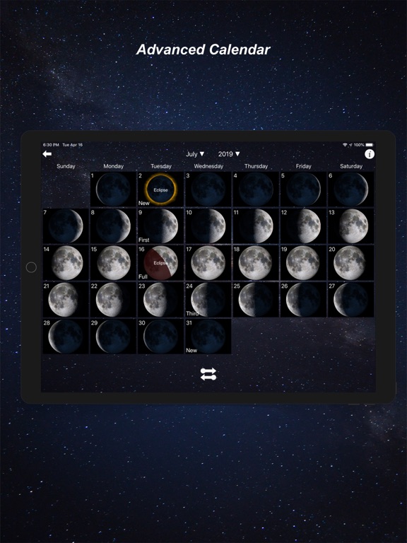 Screenshot #5 pour Lunar Phase - Moon Calendar