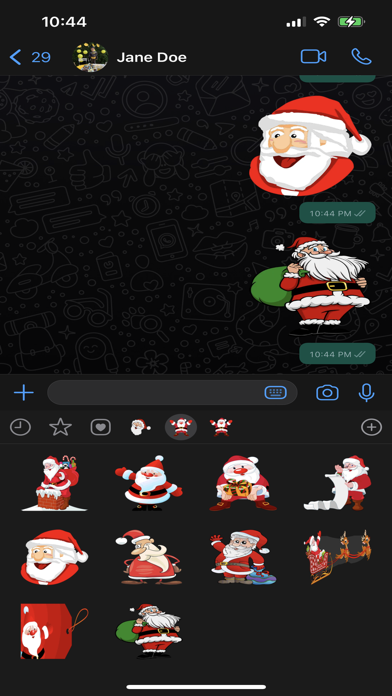 Christmas Stickers WA Screenshot