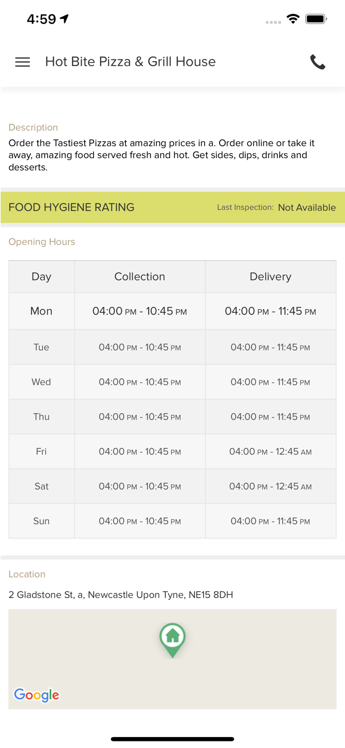 Hot Bite Pizza andGrill House