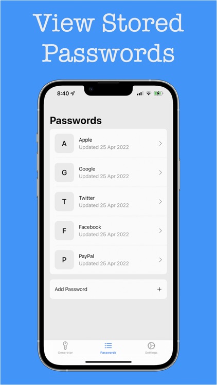 Strong Password Generator