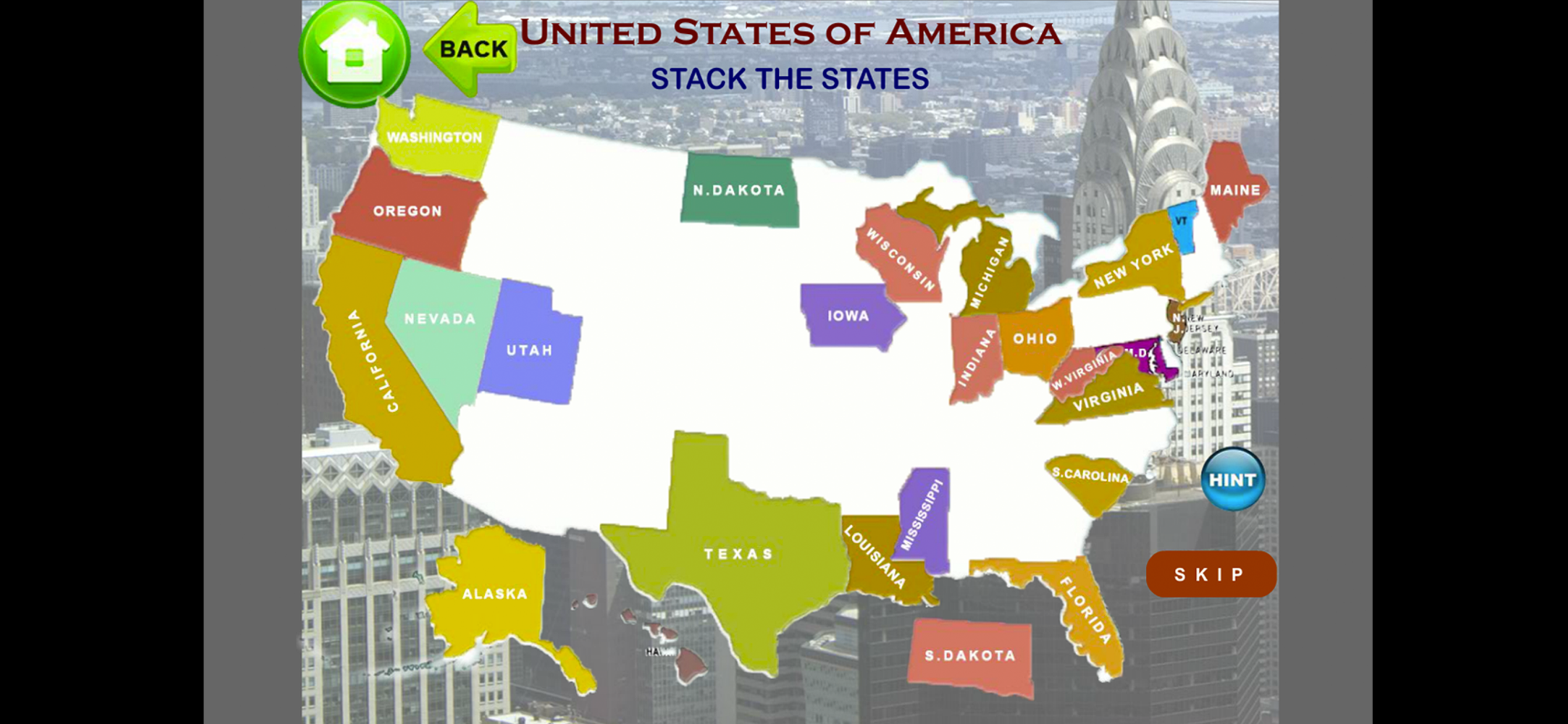 United States Map Quiz Game screenshot 3