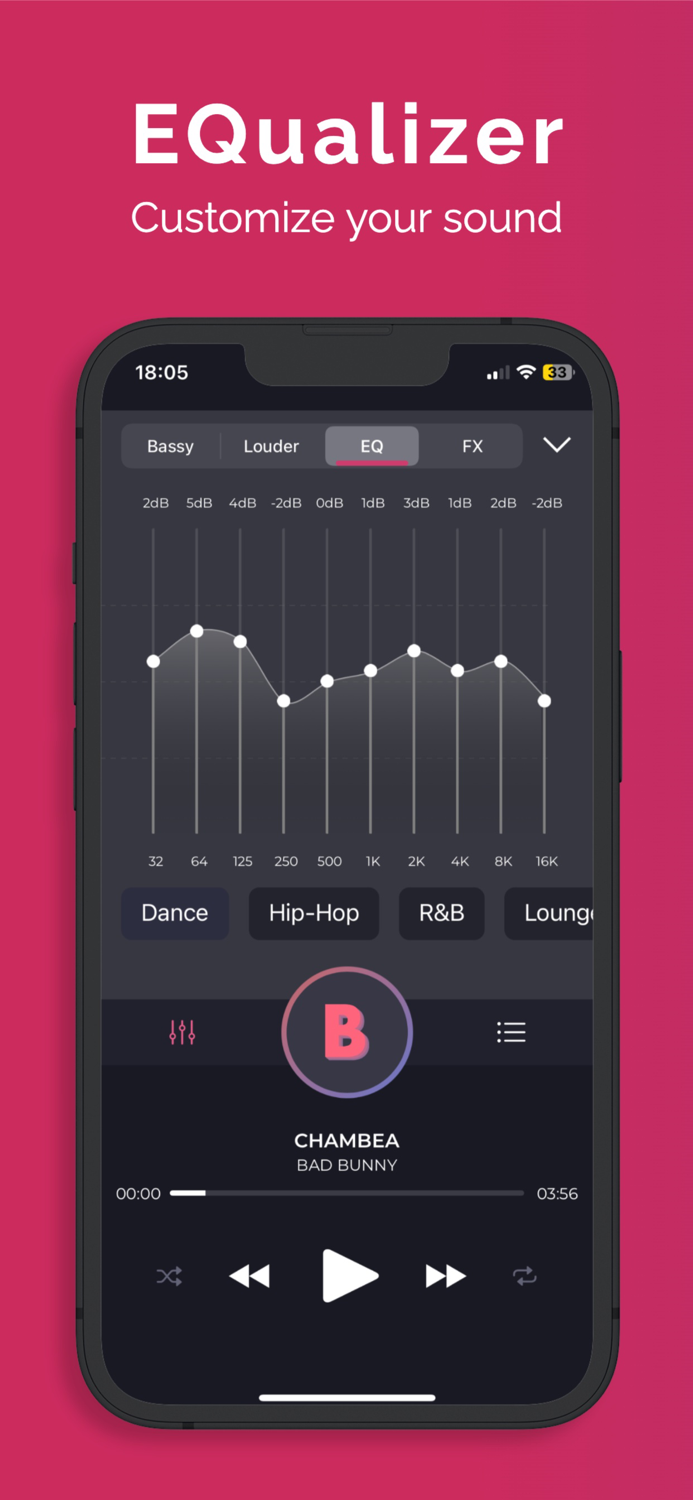 BASSY volume and bass booster