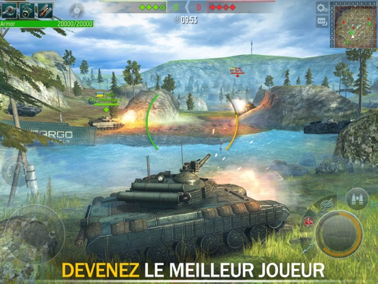 Screenshot #5 pour Tank Force: Jeux de guerre 3D