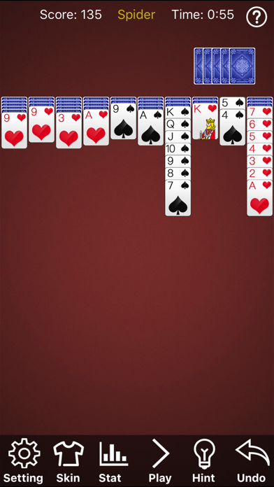 Ace Spider Solitaire Screenshot