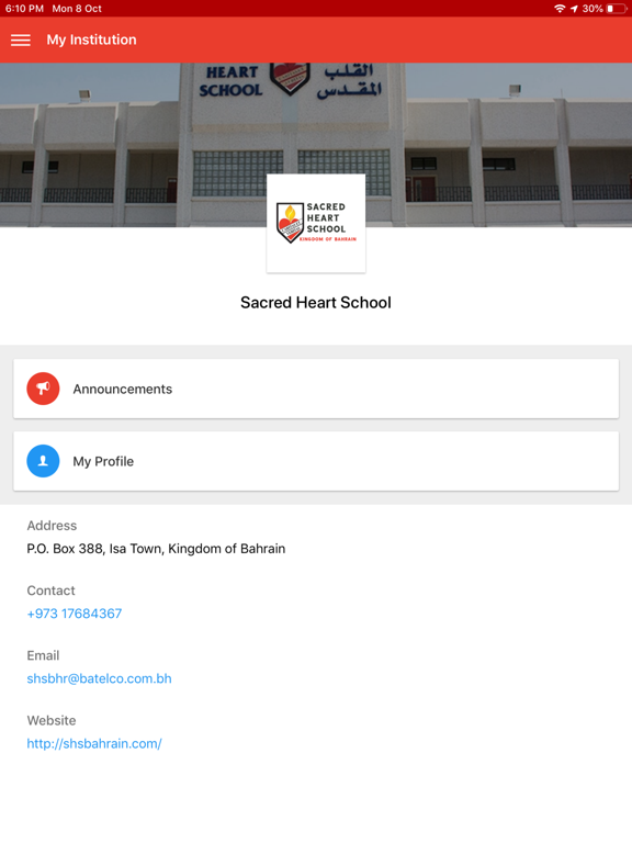Screenshot #4 pour Sacred Heart School Bahrain