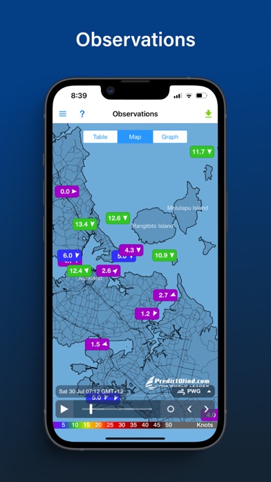 PredictWind Offshore Weather Screenshot