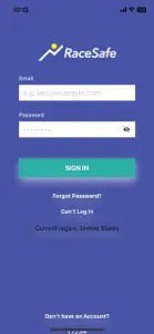 RaceSafe screenshot #1 for iPhone