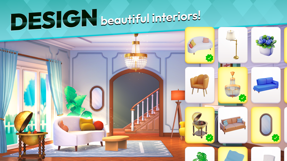 #7. Makeover Match - Swap & Style (iOS) 由: Tactile Games ApS