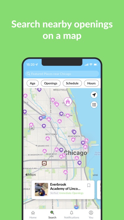 Winnie: Find Child Care Nearby