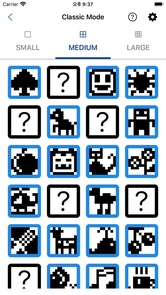 #1. Nonogram Square (iOS) Podle: GIBONG KIM