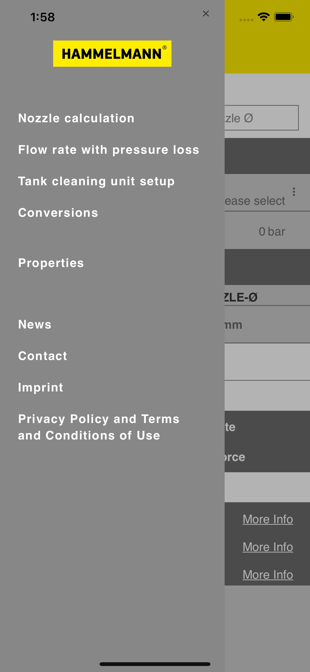 Water Jetting Calculator