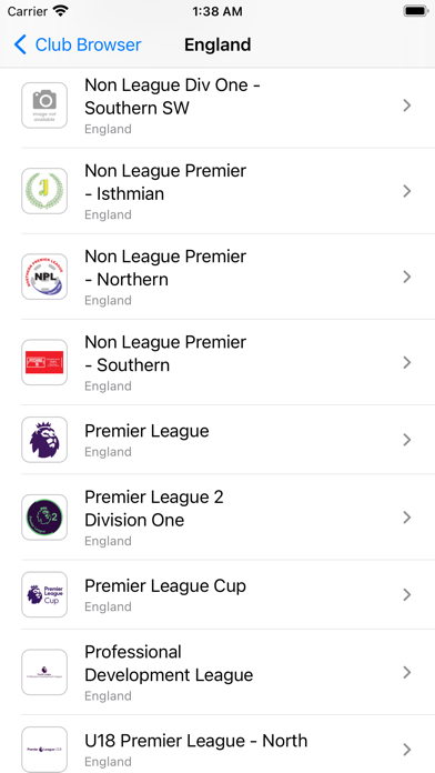Gaffer - Football Scores Screenshot