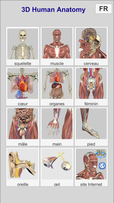 Screenshot #1 pour 3D Anatomy