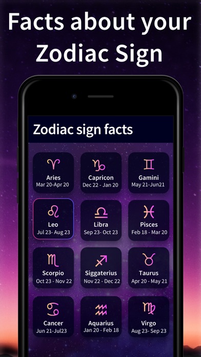 Zodiac Signs 2024 Screenshot