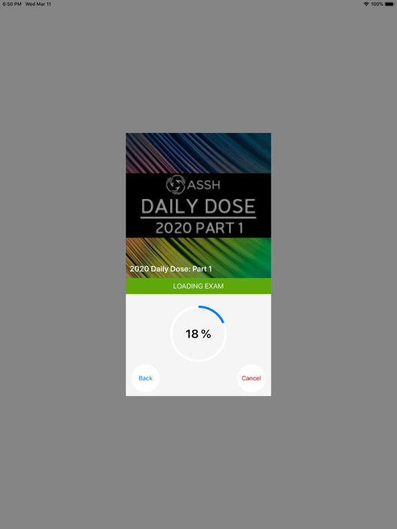 ASSH Exams iPad screenshot 6 - Education app