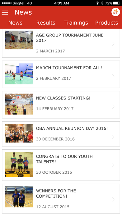 OBA Badminton App (New)のおすすめ画像2