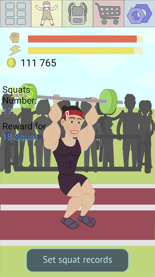 #6. Muscle Clicker 2: RPG Gym Game (iOS) Podle: Aleh Belko