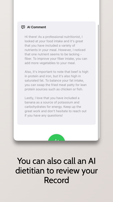 FoodCa AI-AI Food Calorie Tool Screenshot