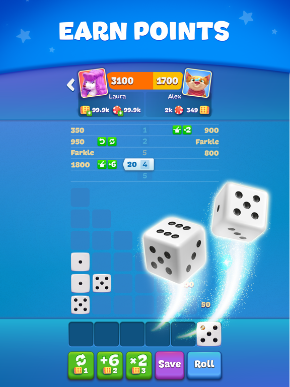 Télécharger Farkle Online PVP Board Game pour iPhone / iPad sur l'App