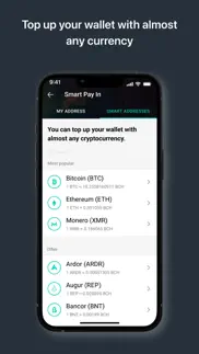 bitcoin cash wallet freewallet iphone screenshot 4