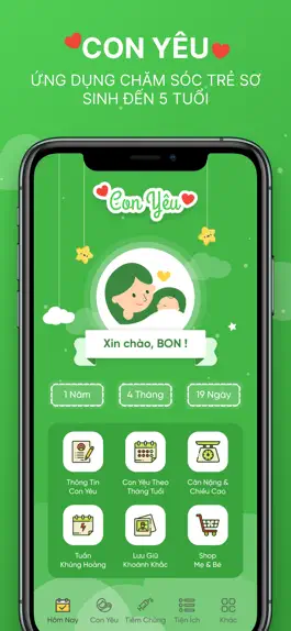 Game screenshot Con Yêu - App Cho Mẹ Và Bé mod apk