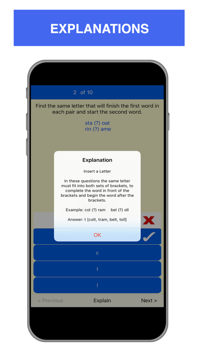 Screenshot #3 pour 11+ Plus Verbal Reasoning - VR