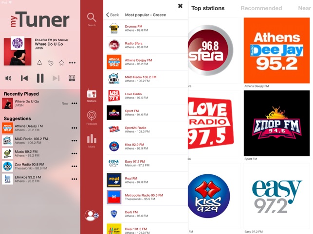 myTuner Radio Ελλάδα ραδιόφωνο στο App Store