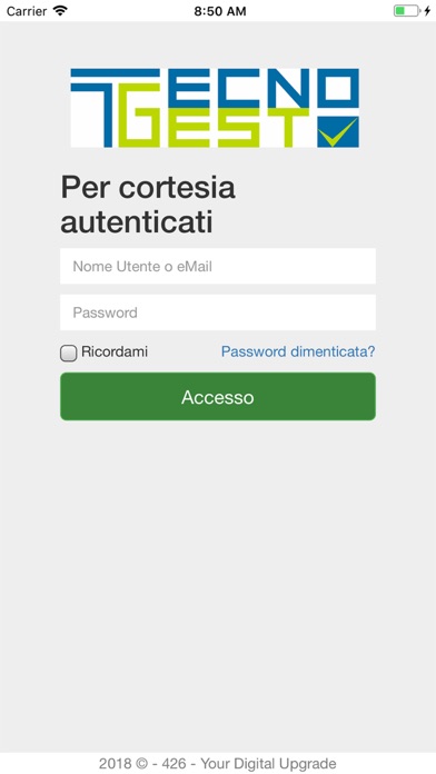 Screenshot #1 pour Tecnogest Support Service