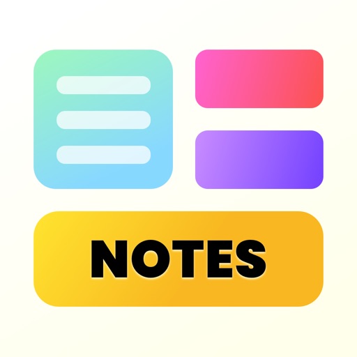 Notes Taker - Sticky Widgets iOS App