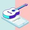 ギターコード&歌詞メモ:ギターでの作詞作曲や弾き語りに便利