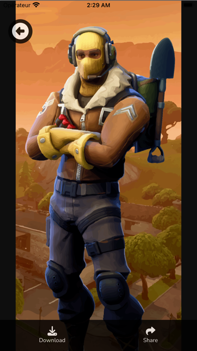 Wallpapers & Quiz for Fortnite Screenshot