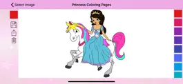 Game screenshot Princess Coloring Pages & Book mod apk