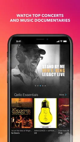Game screenshot Qello: Watch Concerts & Docs mod apk