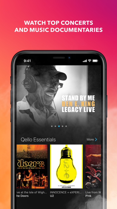 Qello - Watch HD Music Concerts screenshot 1