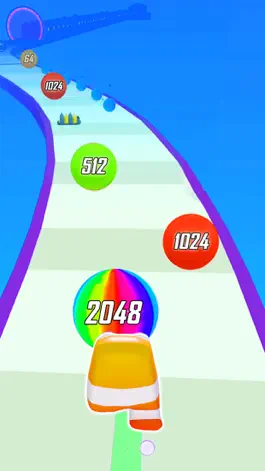 Game screenshot Rolling Ball Run 2048 Game mod apk