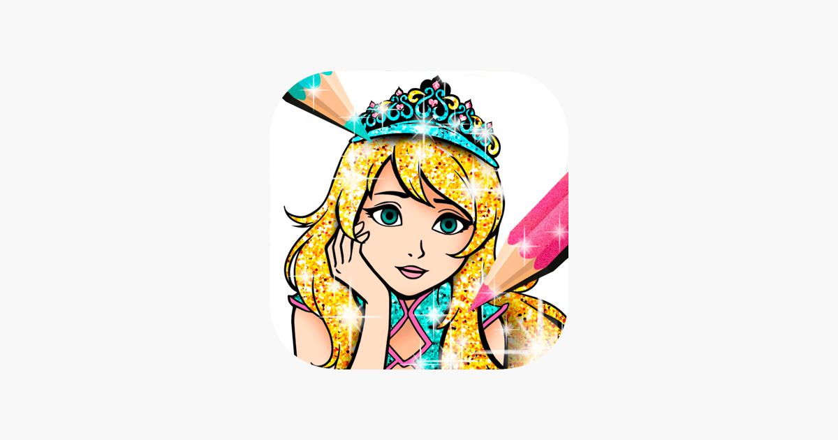 Princesa para Colorir Glitter na App Store