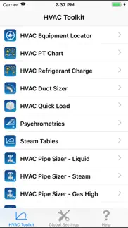 hvac toolkit iphone screenshot 1