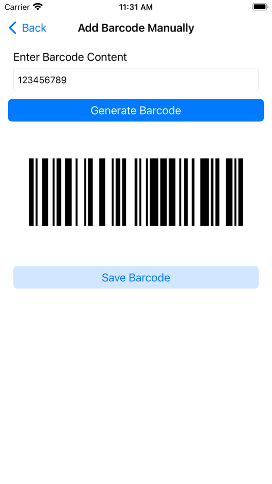 #5. Barcode Generator + (iOS) 来自: Ashen Ishanka Costha