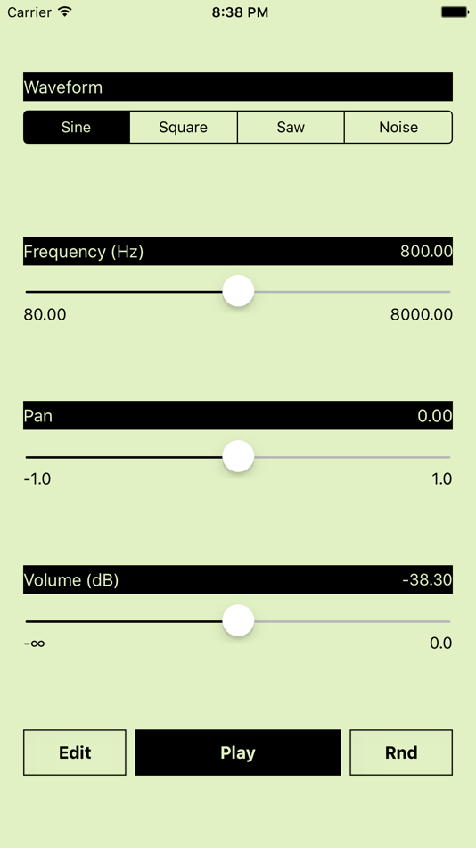 #1. Oscillator (iOS) 由: Masayuki Akamatsu
